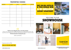 Showhouse brochure - pack of 100