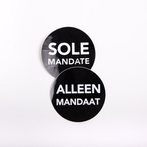 Sole Mandate stickers