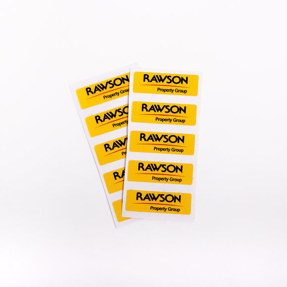 Rawson logo sticker - small