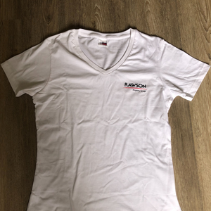 V-neck t-shirt | White (Female)